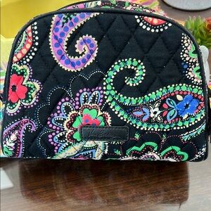 Vera Bradley Quilted Paisley Cosmetic Bag